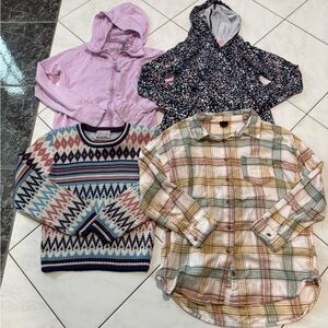 Girls 10/12 Long Sleeve Bundle